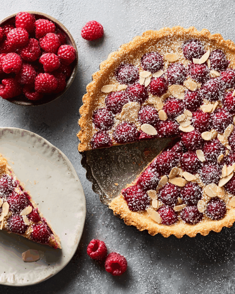 Raspberry Almond Tart