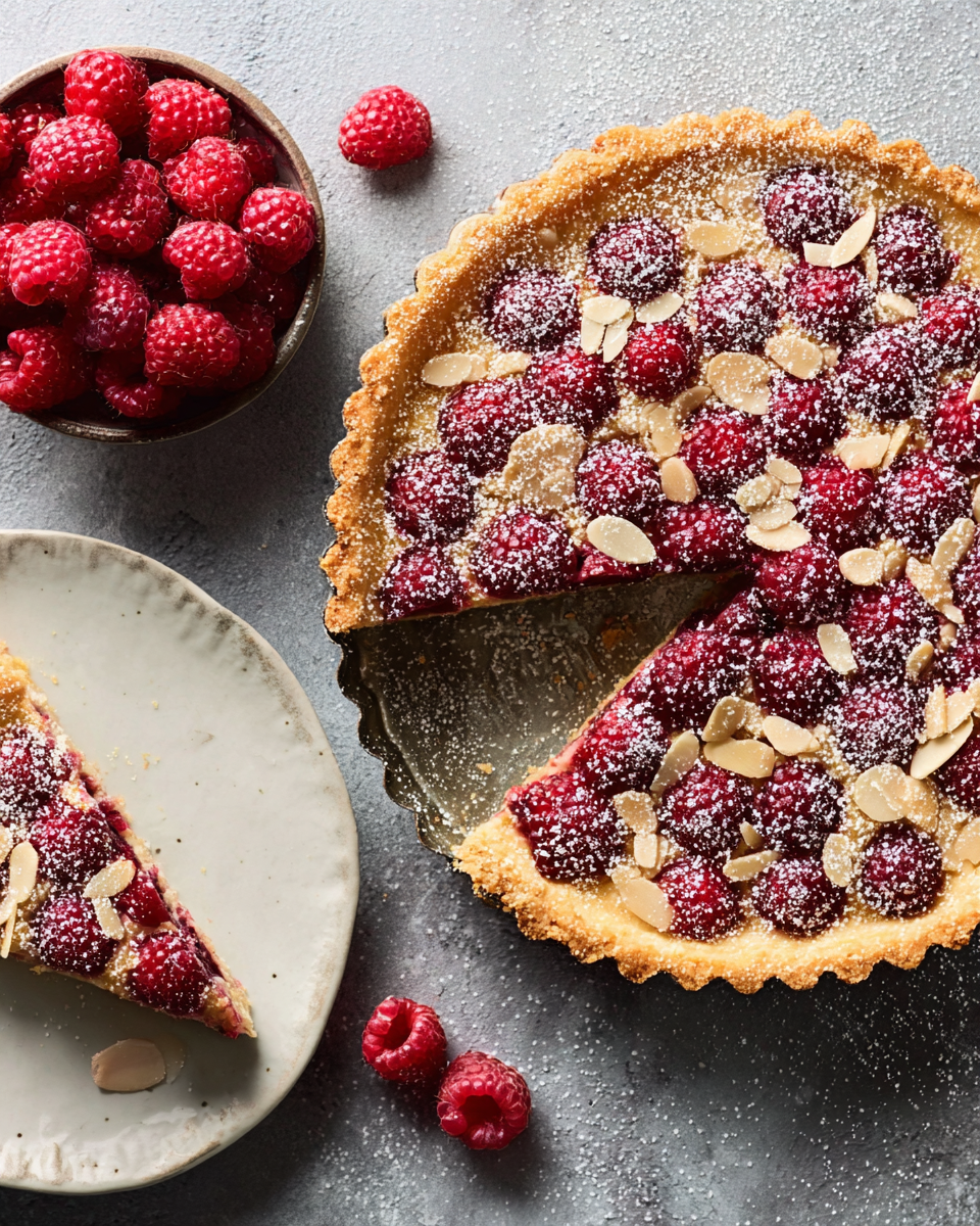 Raspberry Almond Tart