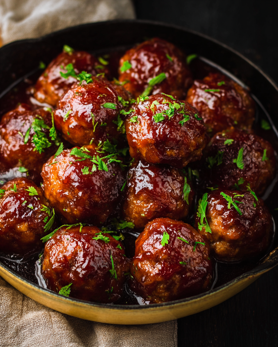 Smoked BBQ Meatballs