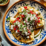 Tlacoyos de Frijol y Requesón