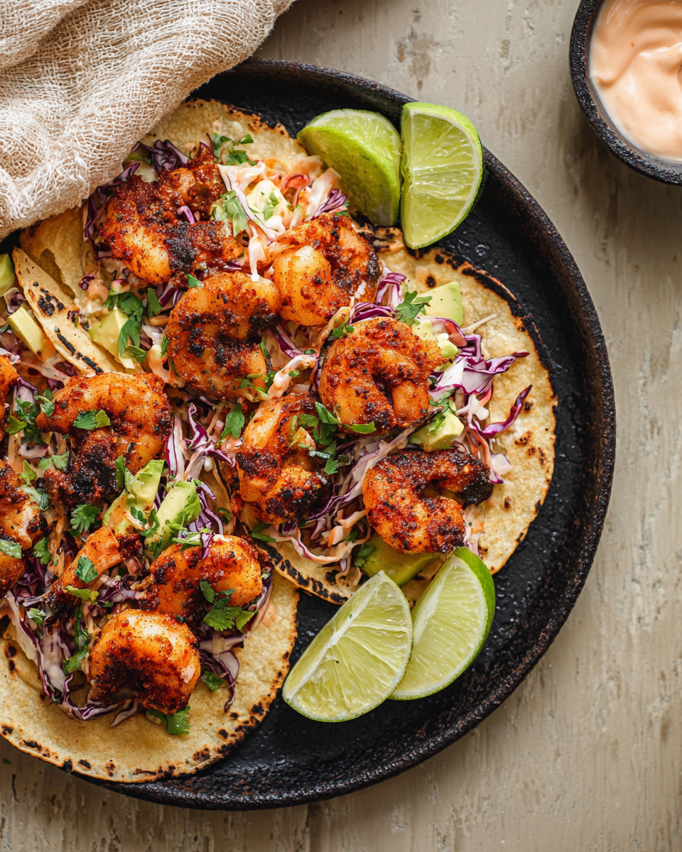Chile Lime Shrimp Tacos
