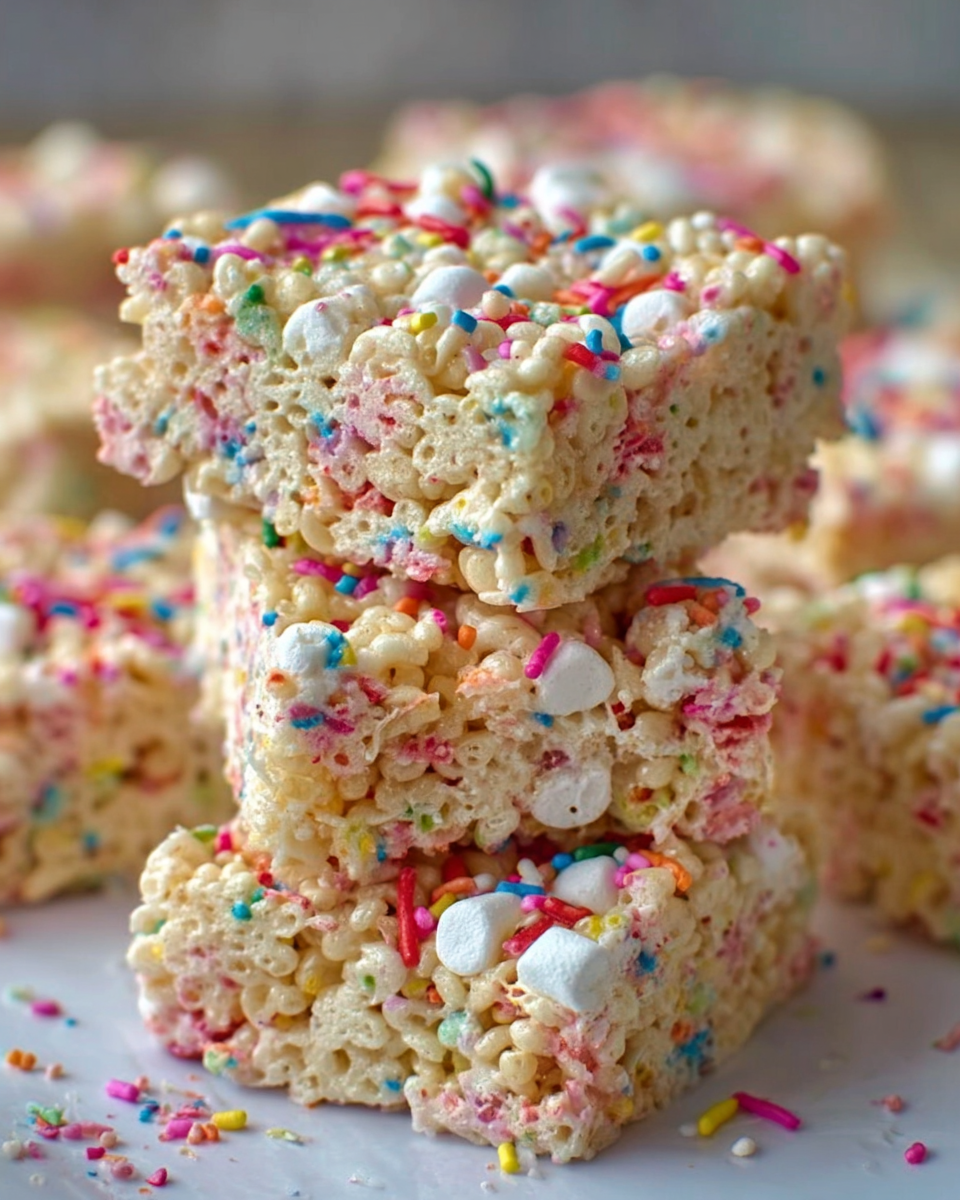 Sprinkle Rice Krispie Treats