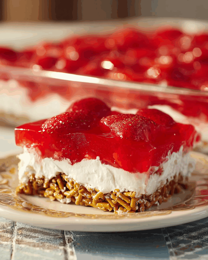 Strawberry Pretzel Salad