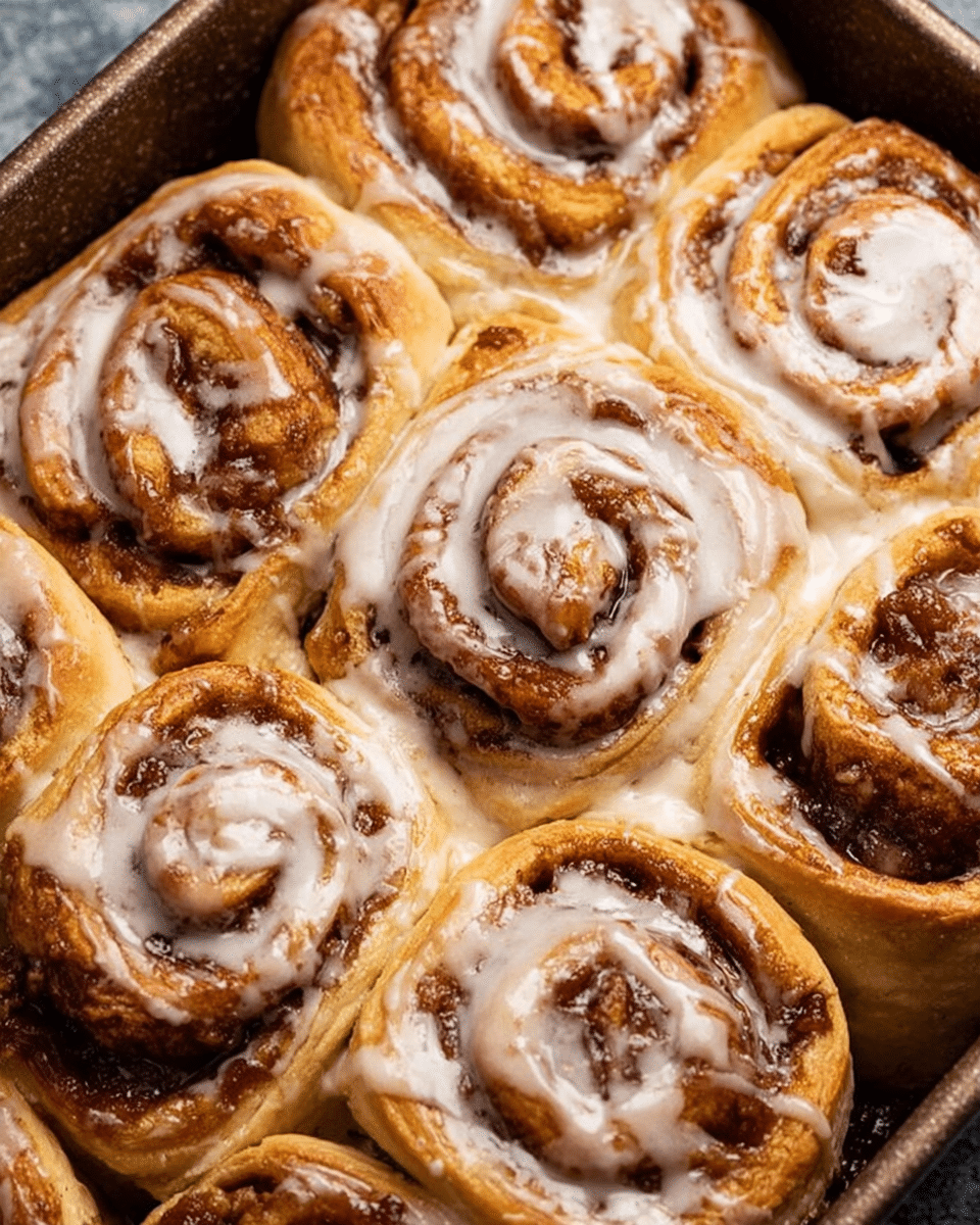 Apple Butter Cinnamon Rolls
