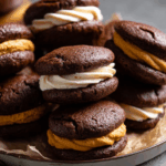 Chocolate Pumpkin Whoopie Pies