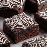 Spiderweb Brownies