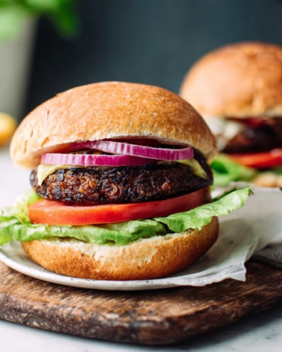 Portobello Mushroom Burger
