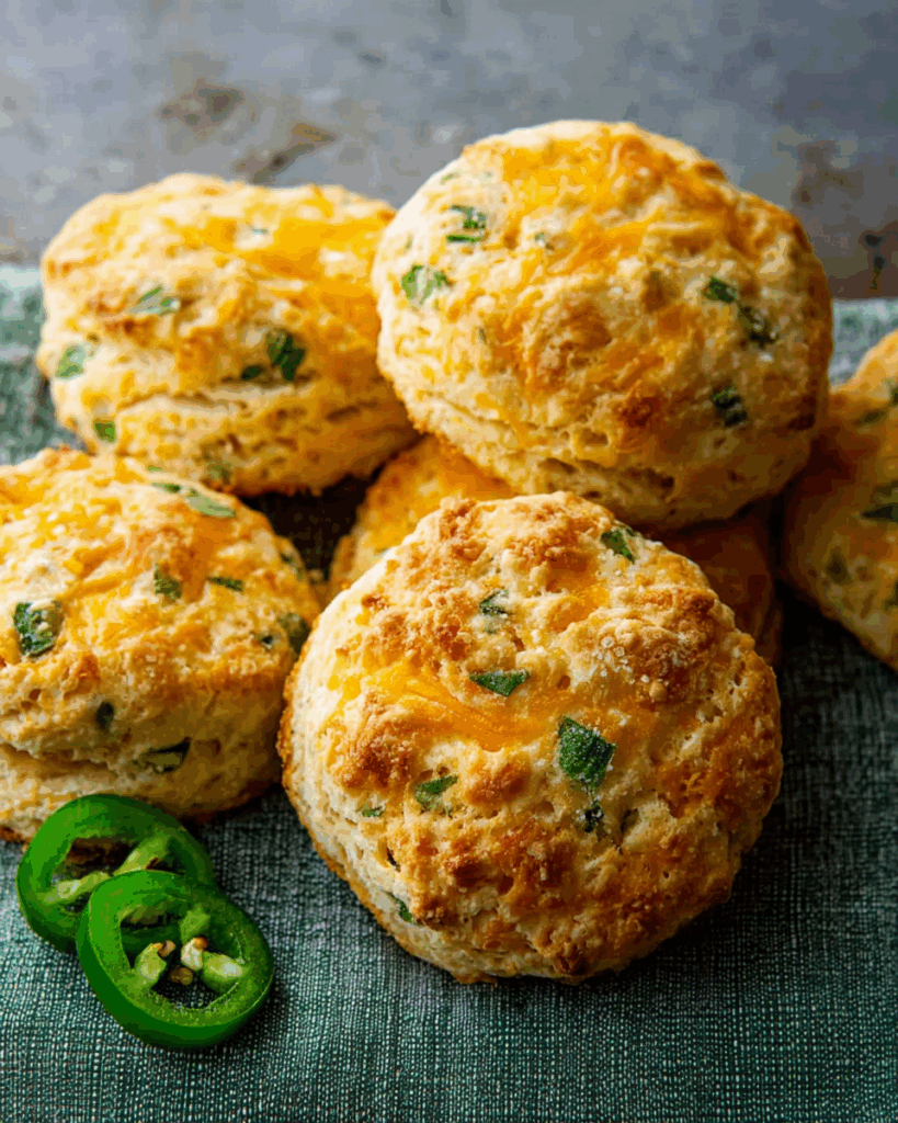 Cheddar and Jalapeño Biscuits