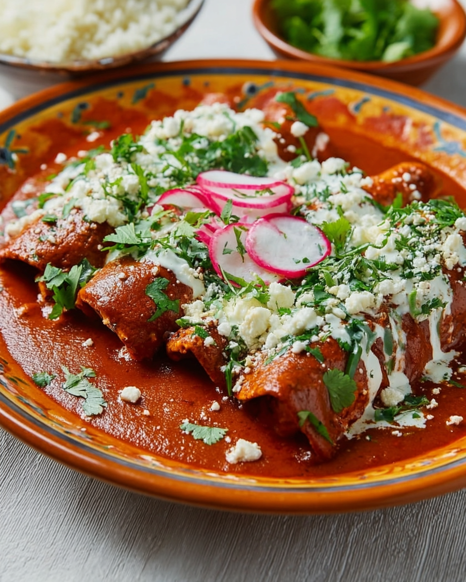 Enmoladas de Pollo