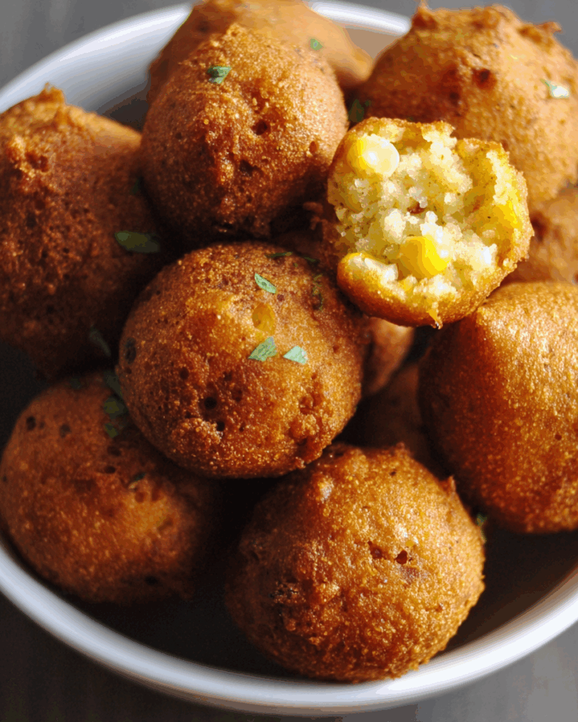 Fresh Corn Hush Puppies