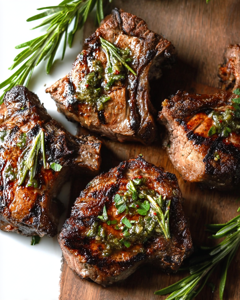Grilled Lamb Loin Chops