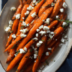 Honey Balsamic Roasted Carrots with Feta