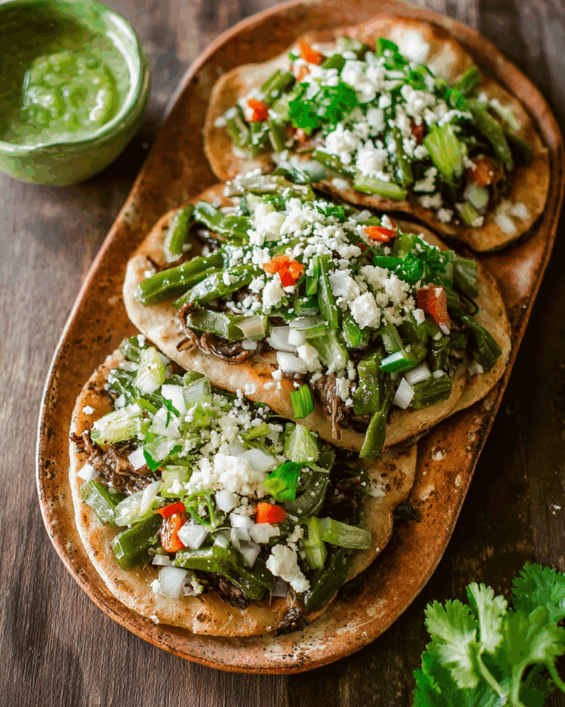 Huaraches de Nopales
