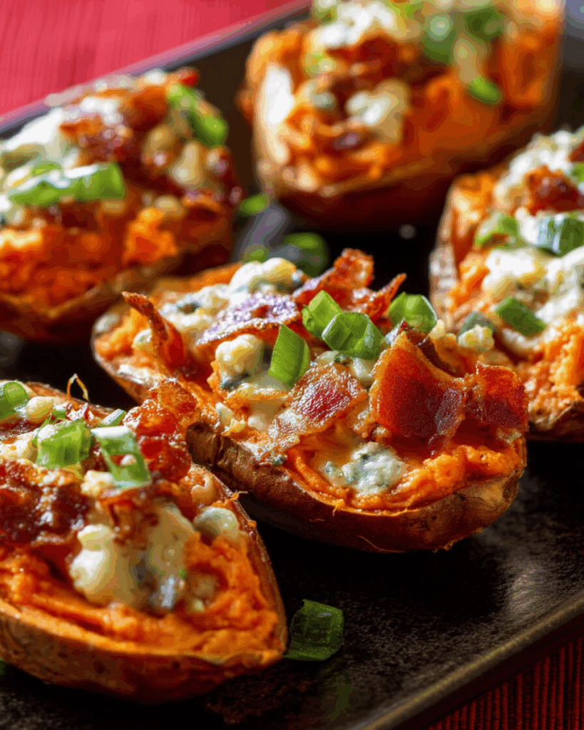 Loaded Sweet Potato Skins