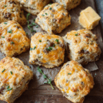 Sausage Cheddar Biscuits