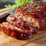 Smoked Meatloaf with Sweet BBQ Glaze