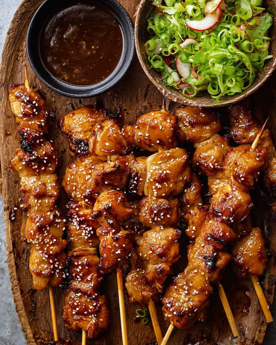 Teriyaki Chicken Skewers