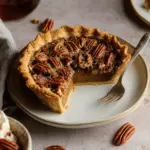 Maple Bourbon Pecan Pie in a Gluten-Free Crust
