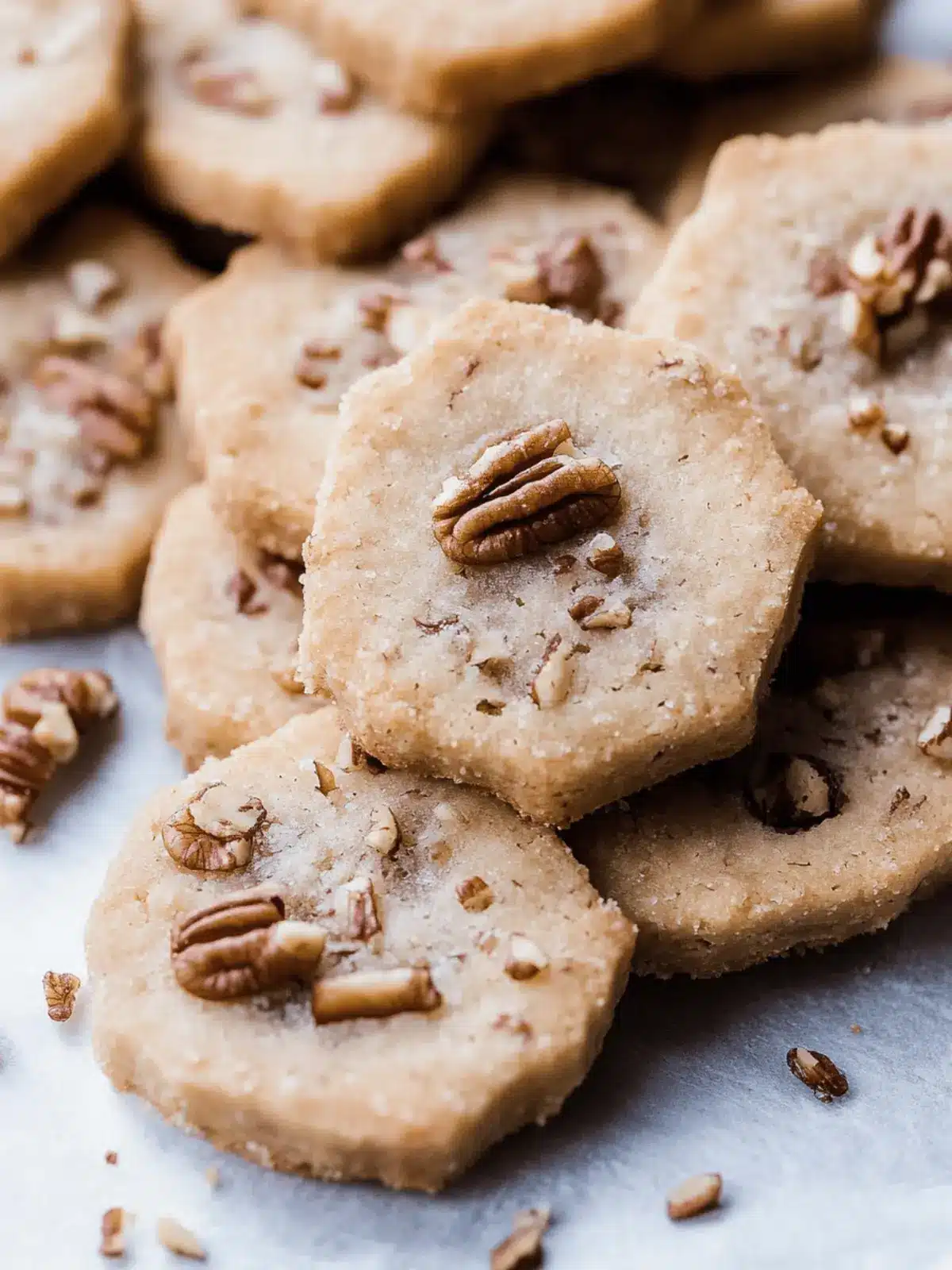 aple Pecan Shortbread Cookies