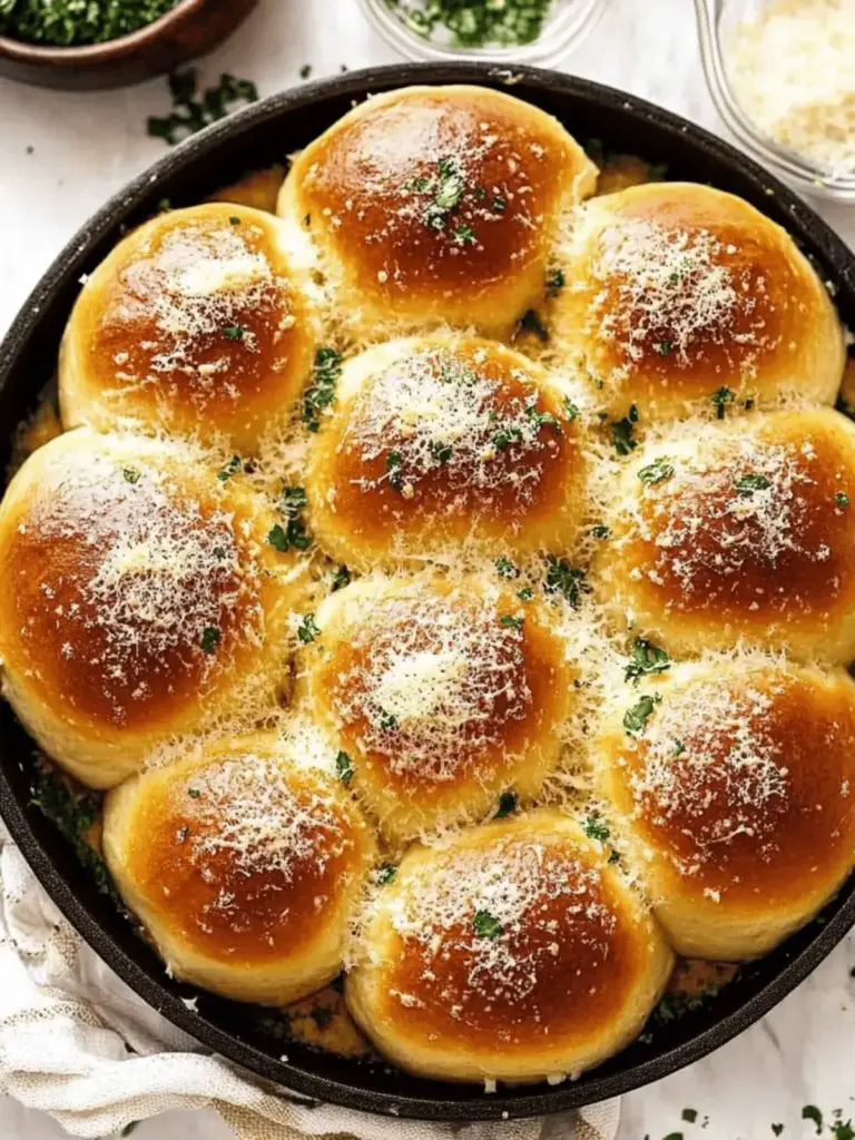 Buttery Soft Parmesan Pull-Apart Rolls