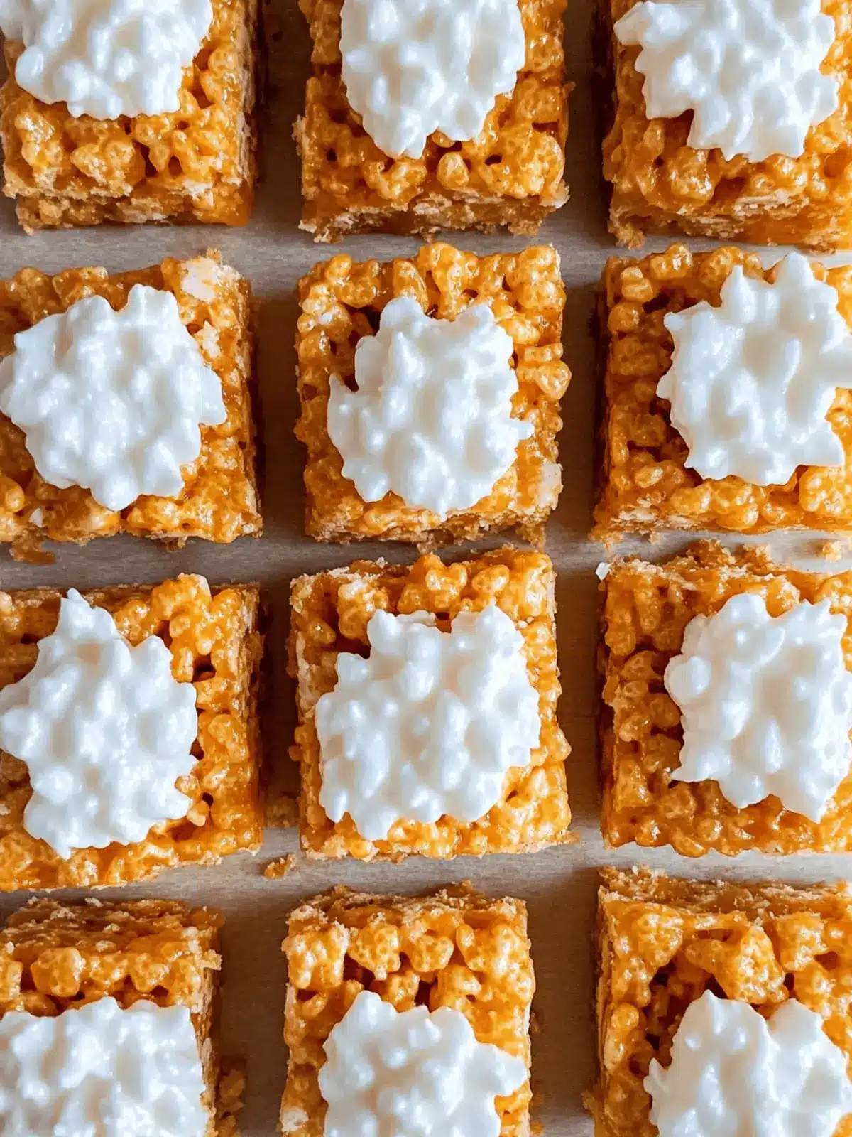Pumpkin Pie Rice Krispie Treats