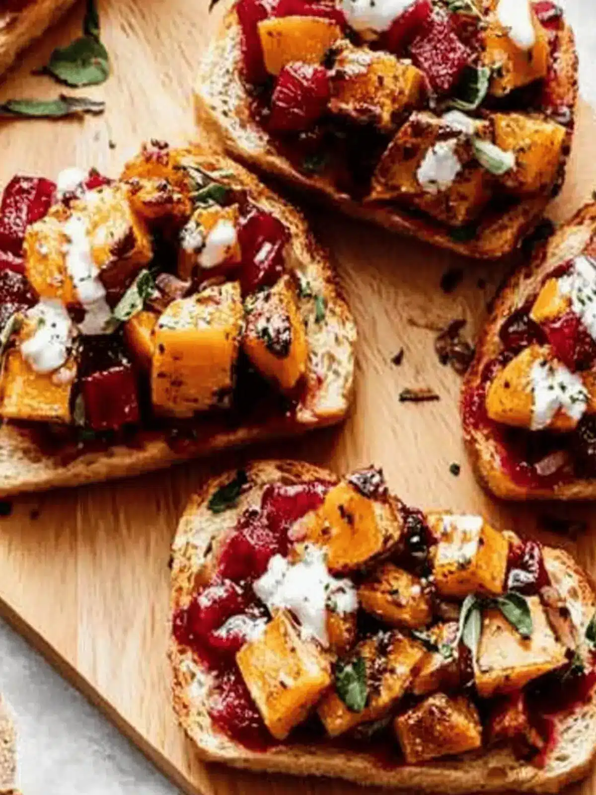 Butternut Squash Bruschetta