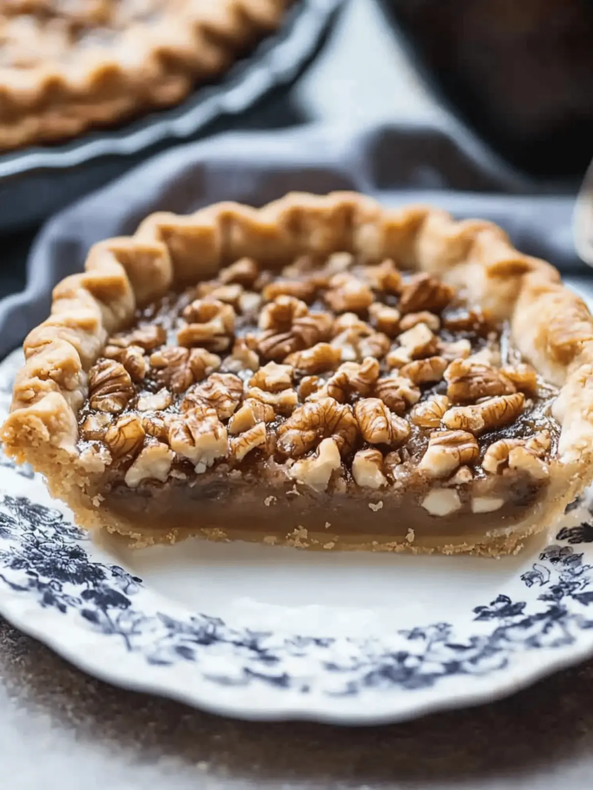 Walnut Maple Pie