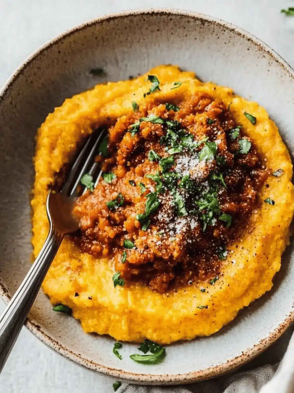 Creamy Pumpkin Polenta