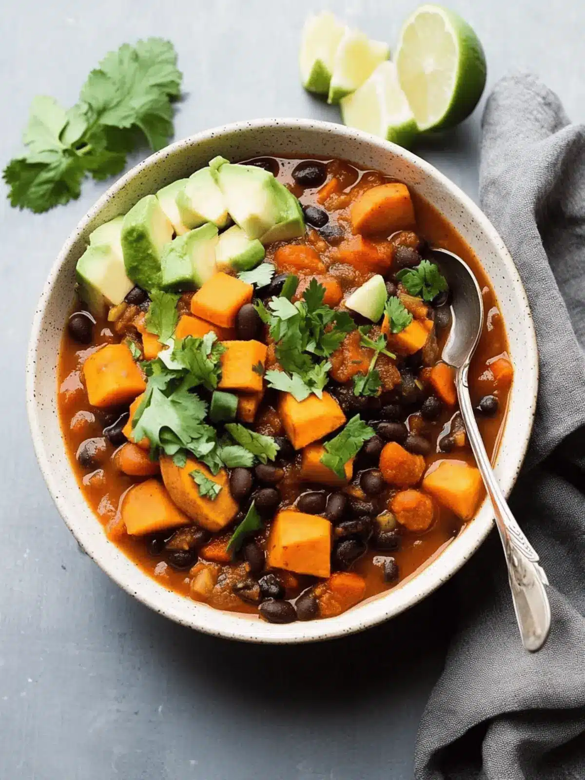 Sweet Potato Black Bean Chili