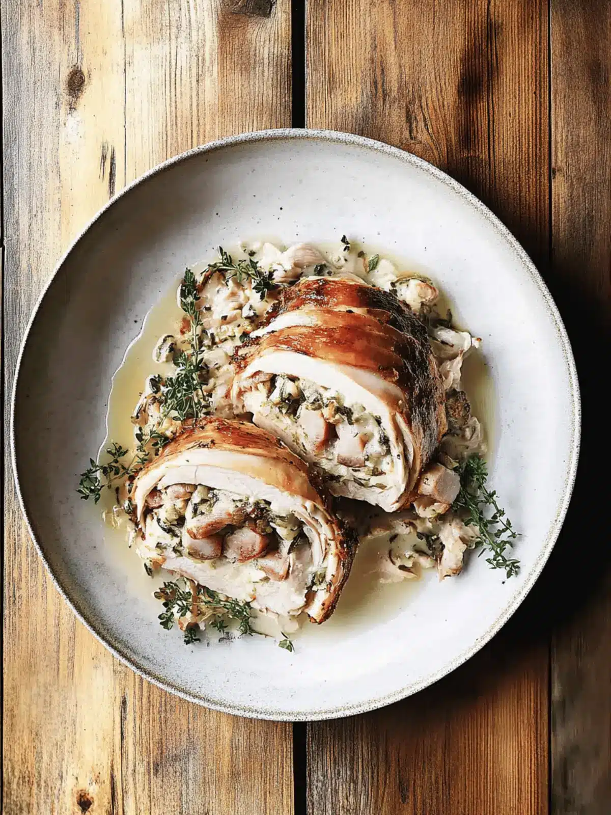 Stuffed Turkey Roulade