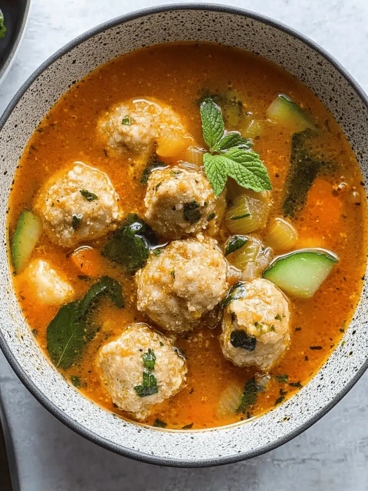 Albóndigas en caldo mexicanas