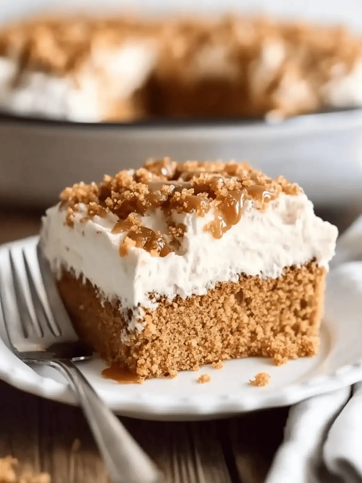 Pumpkin Caramel Poke Cake