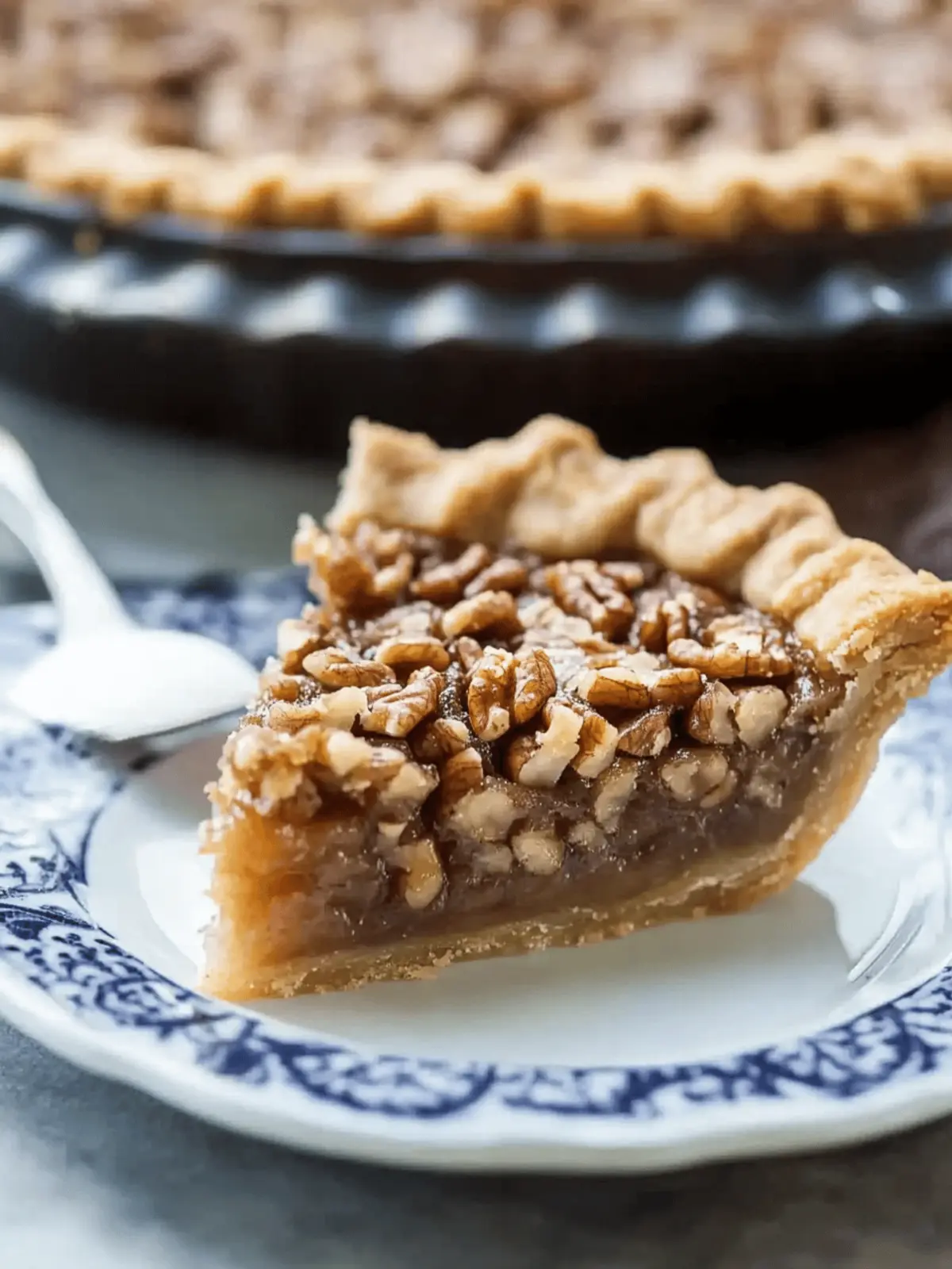 Walnut Maple Pie