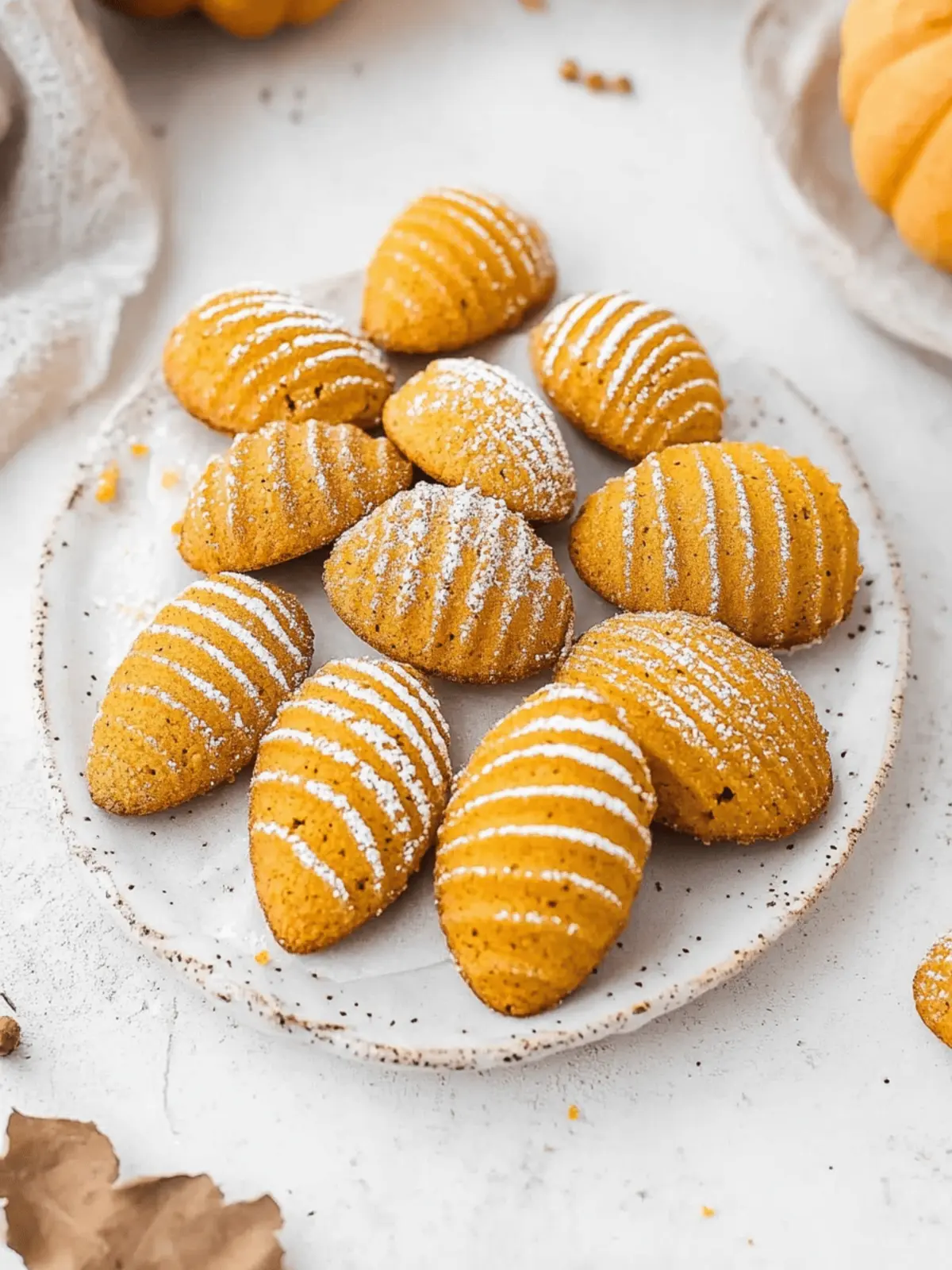 Pumpkin Madeleines