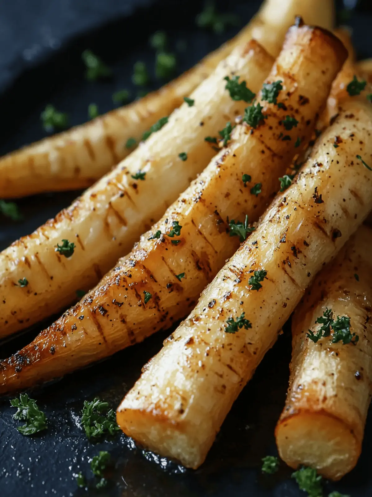 Honey Roasted Parsnips