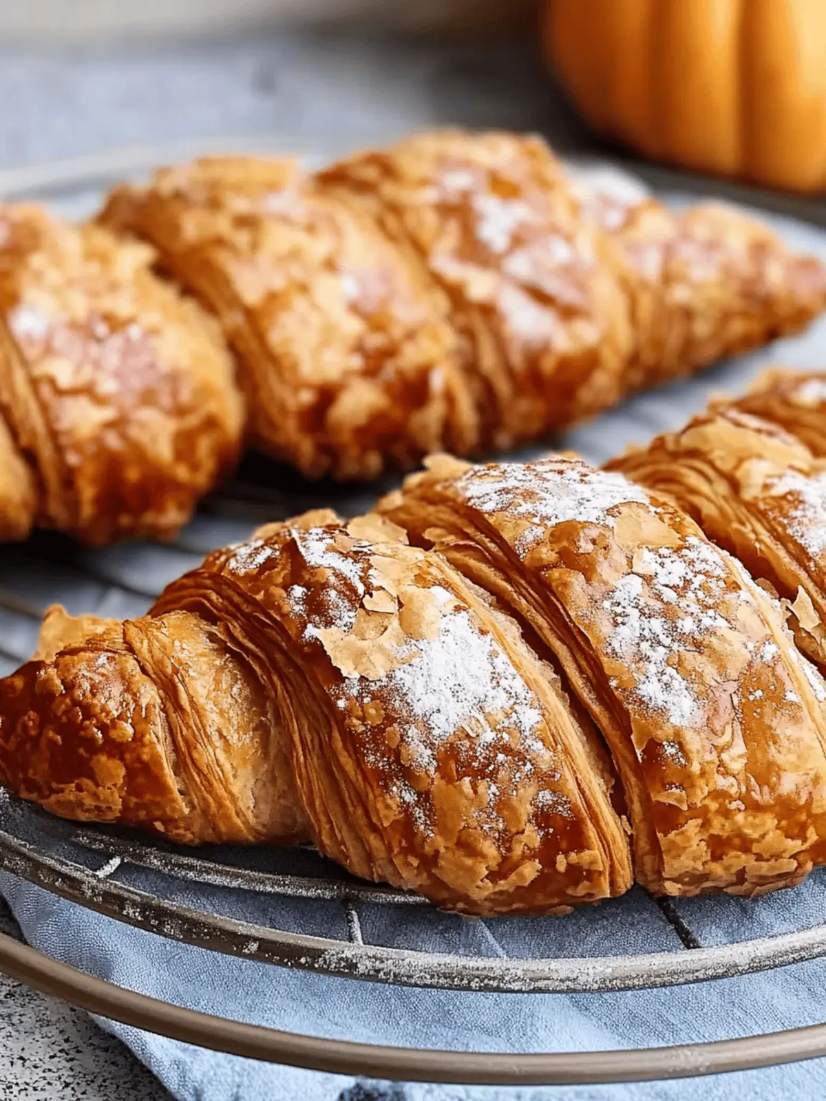 Pumpkin Croissants