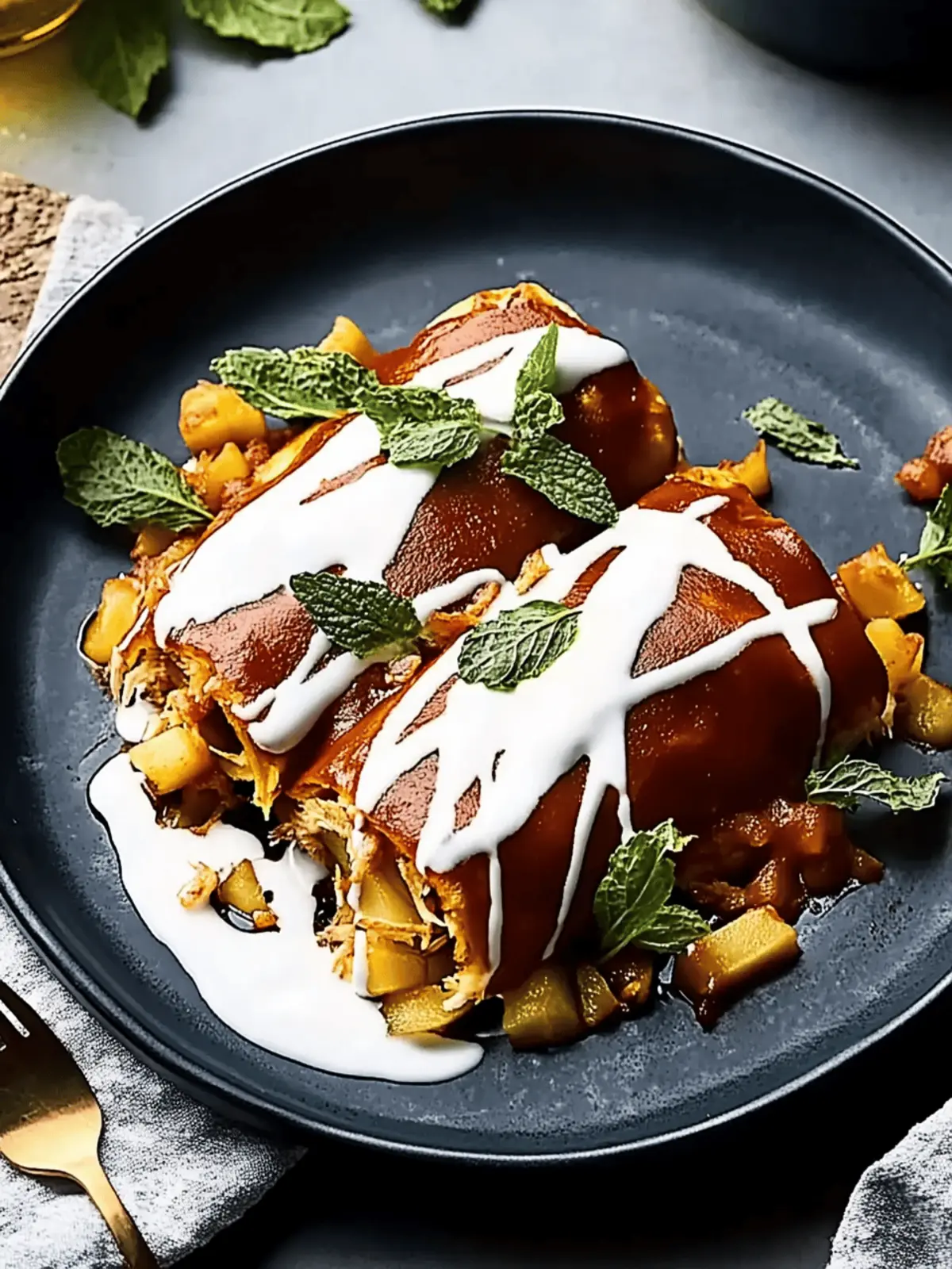 Enmoladas de Calabaza
