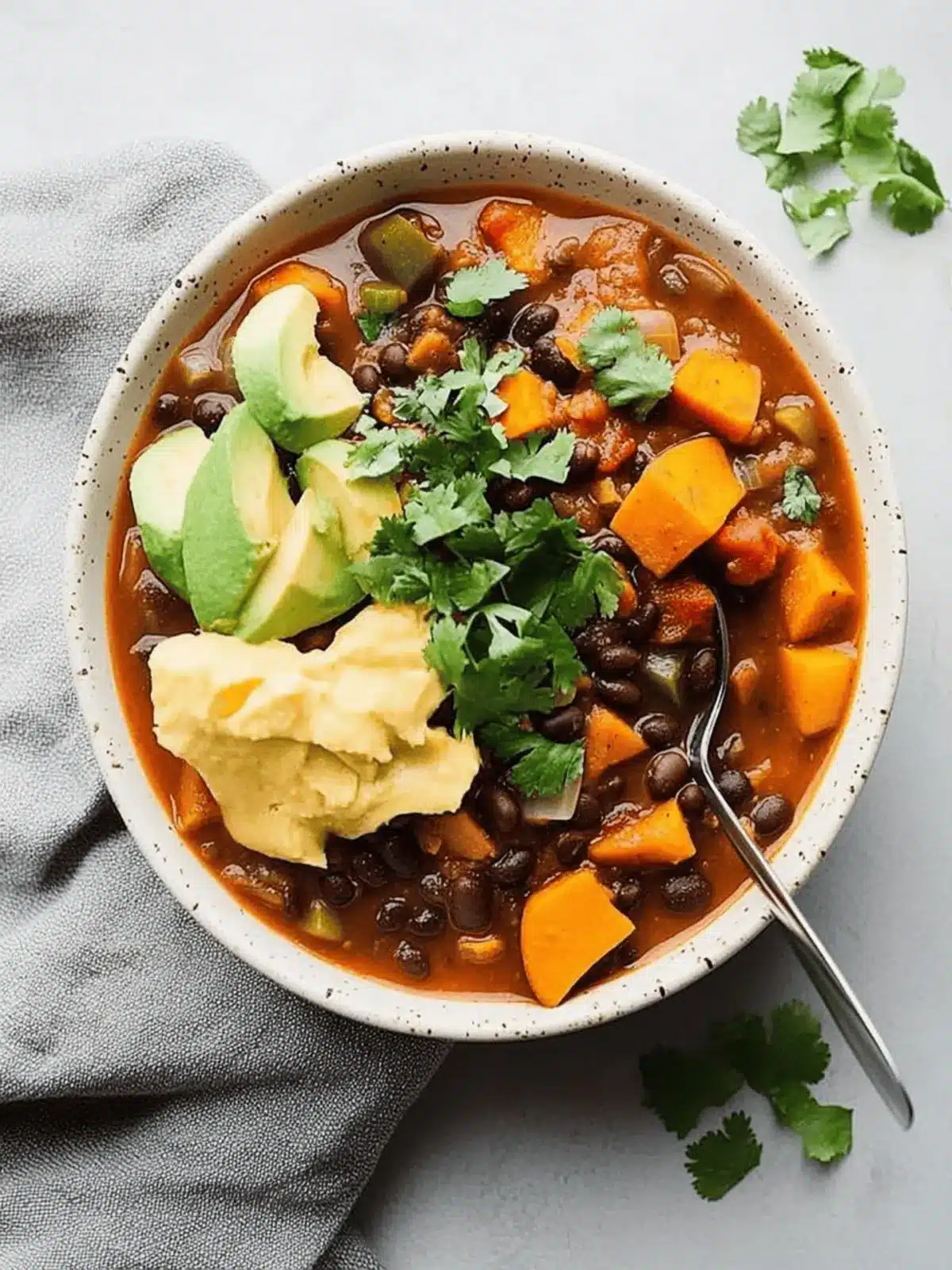 Sweet Potato Black Bean Chili