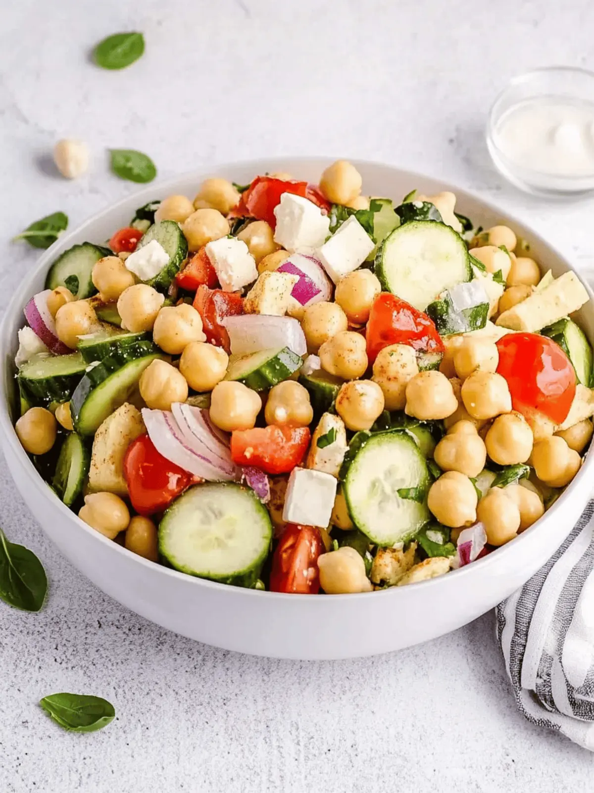 Ensalada de garbanzos