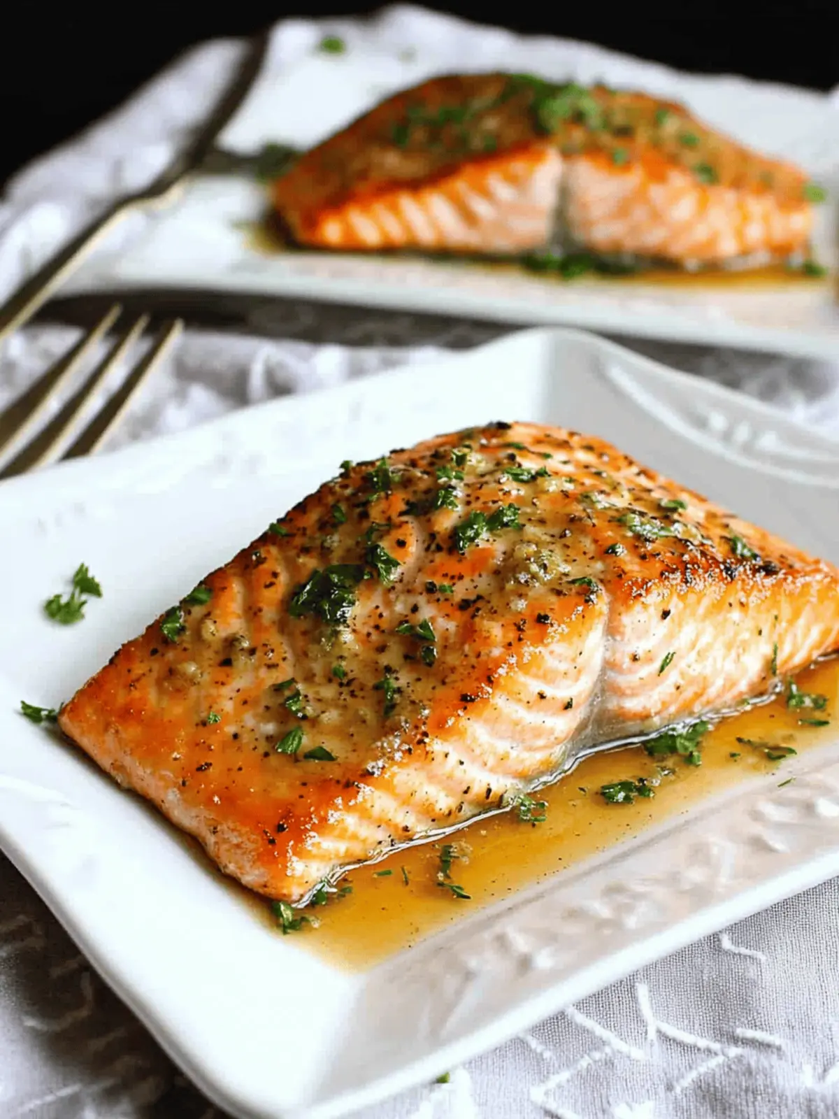 Maple Dijon Baked Salmon