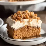 Pumpkin Caramel Poke Cake