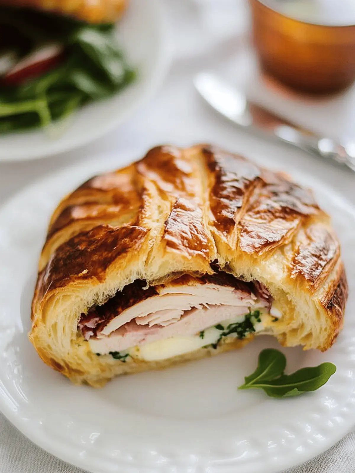 Turkey and Brie Croissant Panini