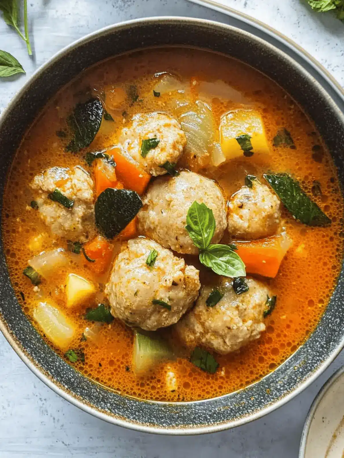 Albóndigas en caldo mexicanas