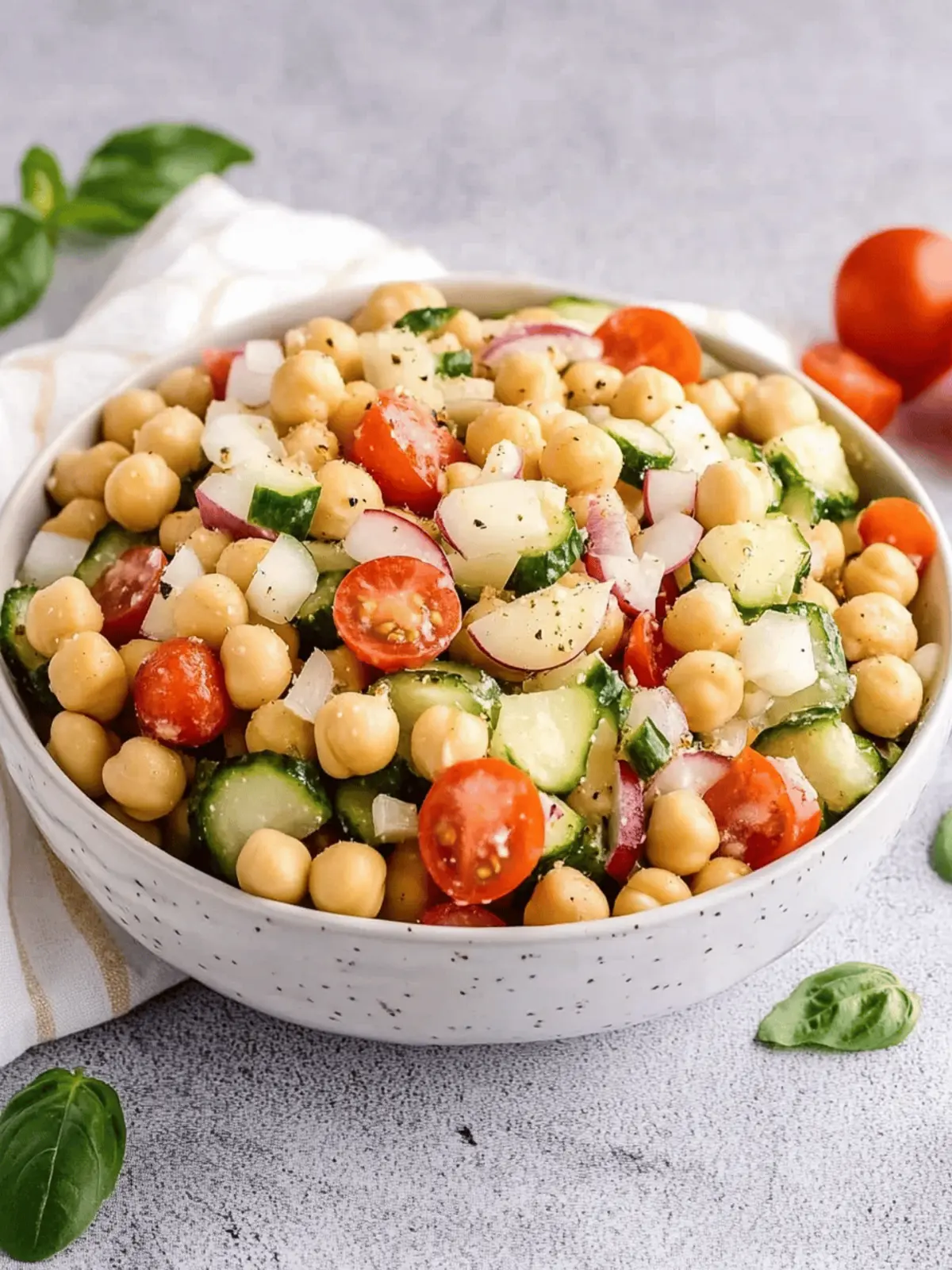 Ensalada de garbanzos