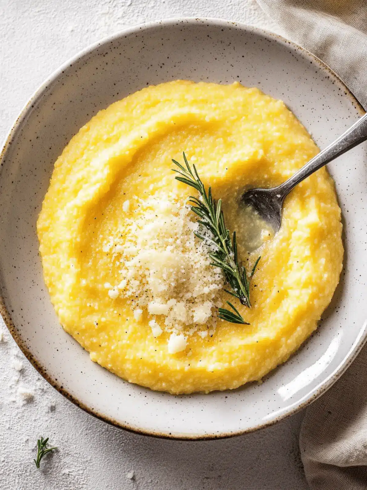Creamy Polenta with Parmesan Cheese