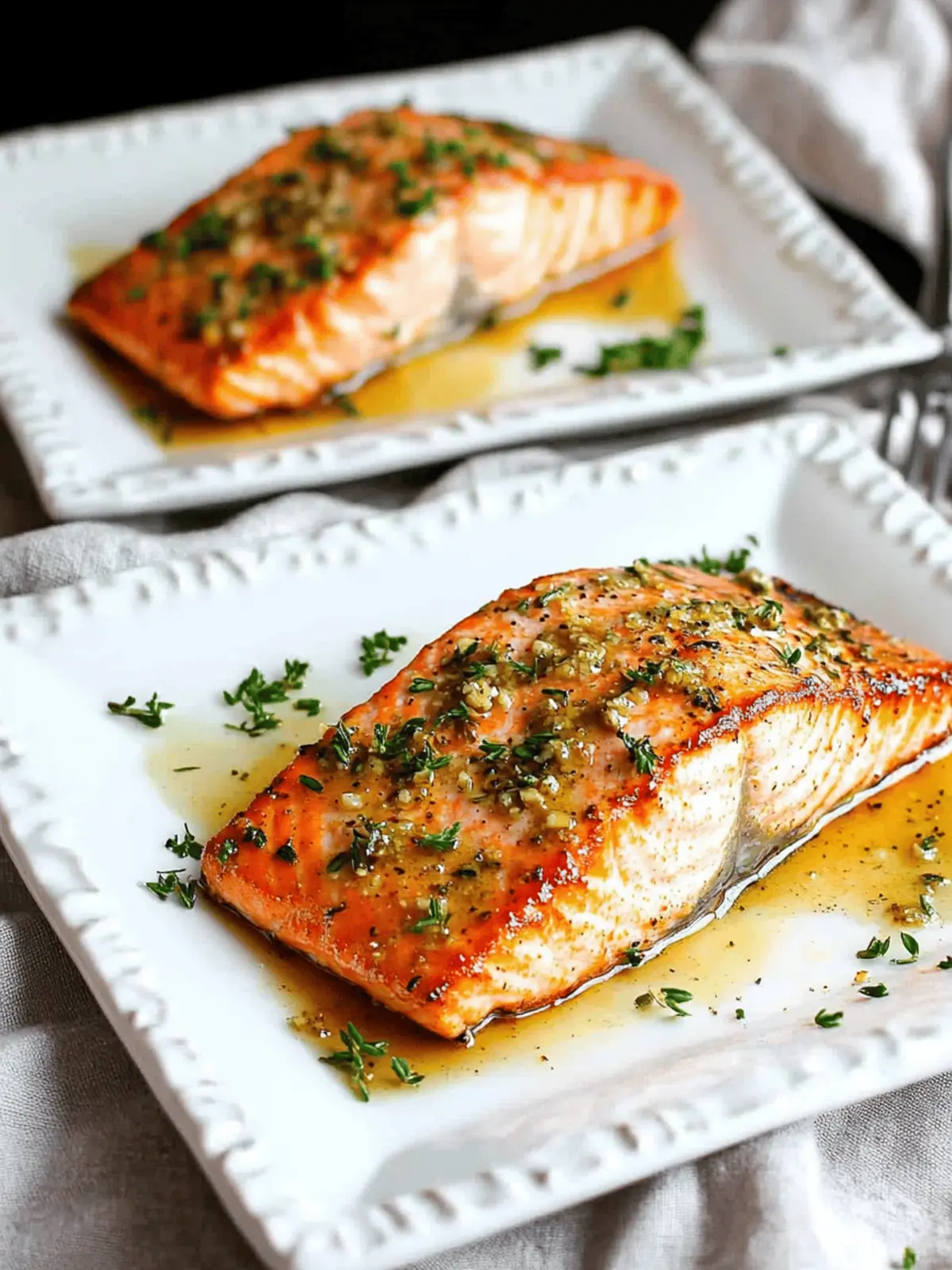 Maple Dijon Baked Salmon