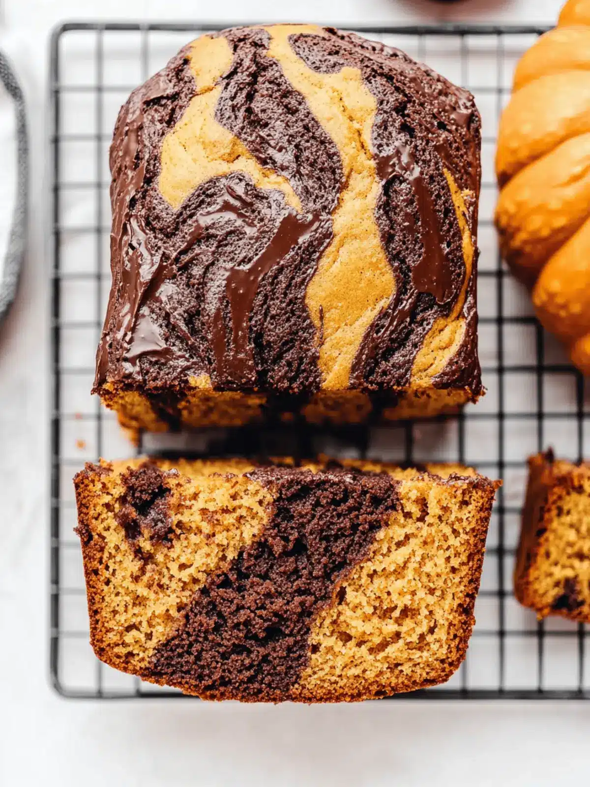 Chocolate Marble Pumpkin Bread