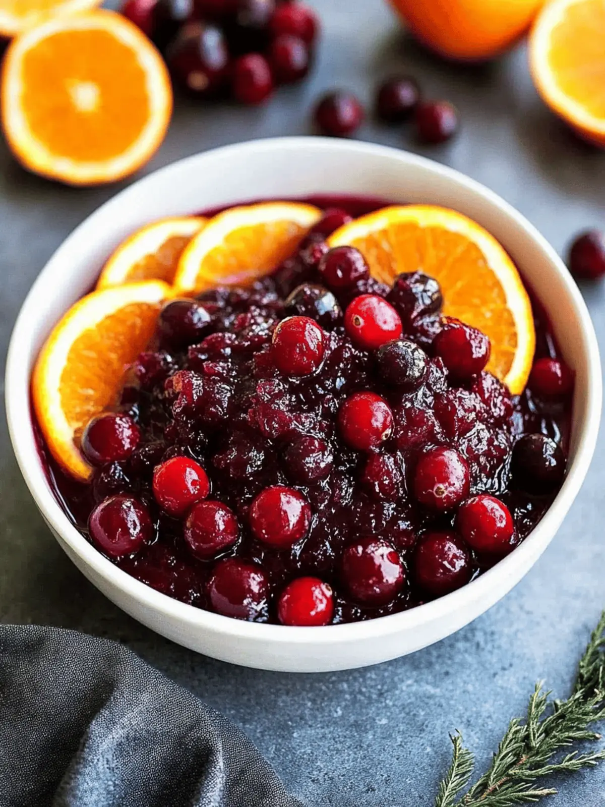 Cranberry Orange Sauce