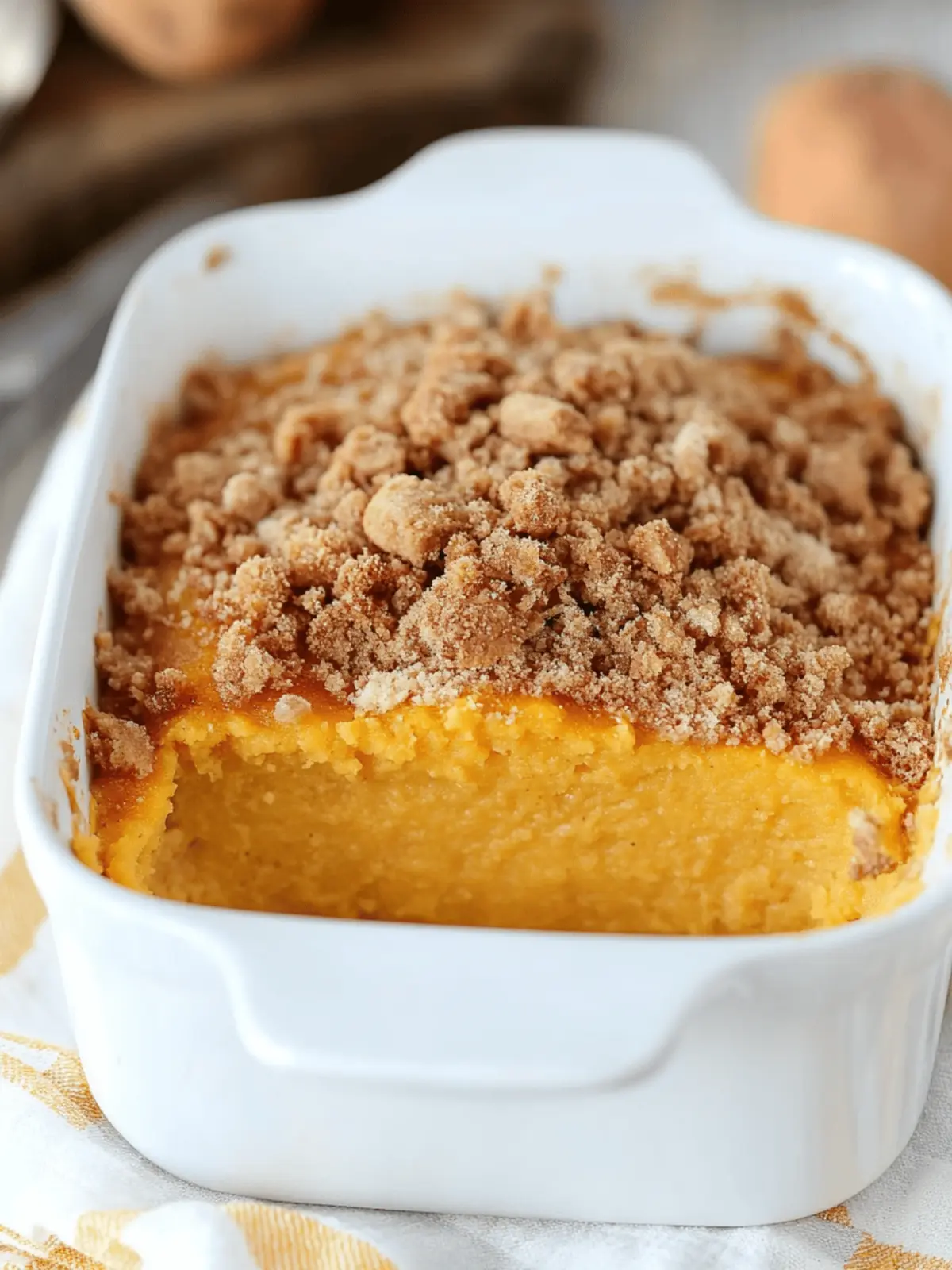 Sweet Potato Souffle