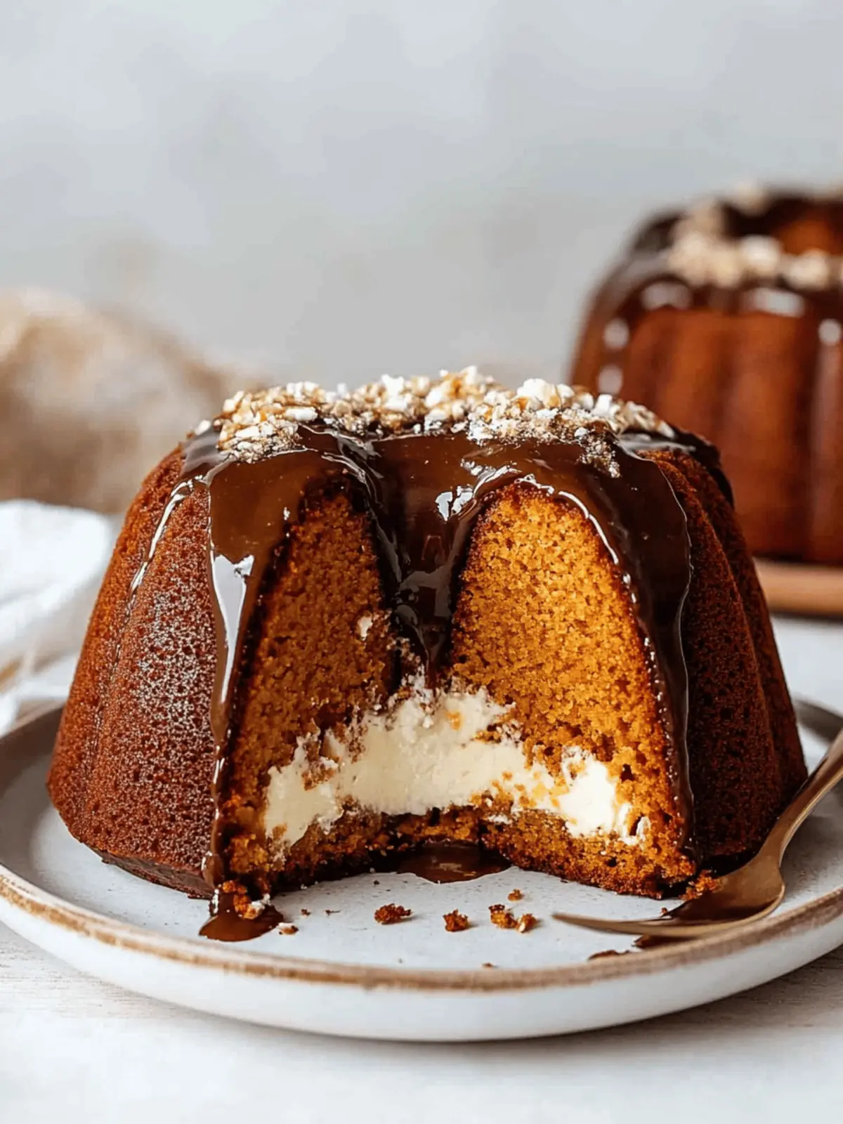 Pumpkin Cream Cheese Bundt Cake